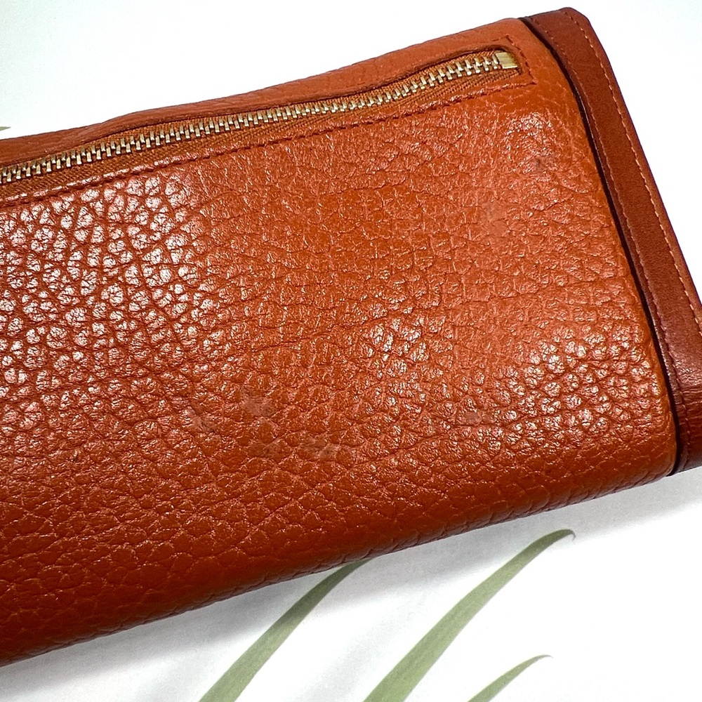 🦆 DOONEY & BOURKE AWL TRIFOLD LEATHER WALLET SNAP IN TAN VINTAGE - Picture 12 of 12